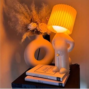 Modest Mike Naughty Night Lamp - White